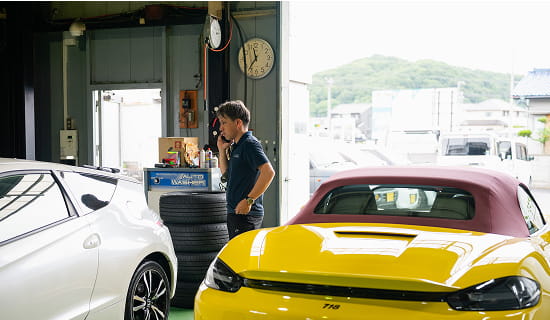 選ばれる理由#2 「国家資格2級自動車整備士が<p>しっかりと対応します</p>」